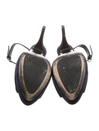 Miu Miu Suede T-Strap Sandals