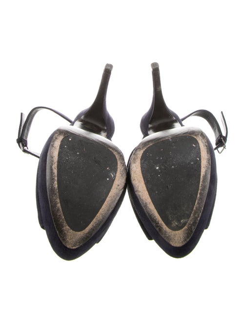 Miu Miu Suede T-Strap Sandals