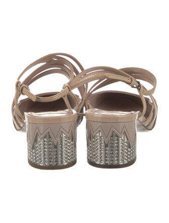 Miu Miu Patent Leather Slingback Pumps