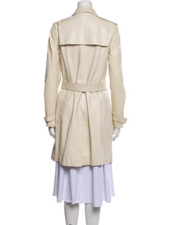 Miu Miu Late 2000's - Early 2010's Leather Trench Coat