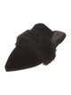 Miu Miu Velvet Fur Trim Mules