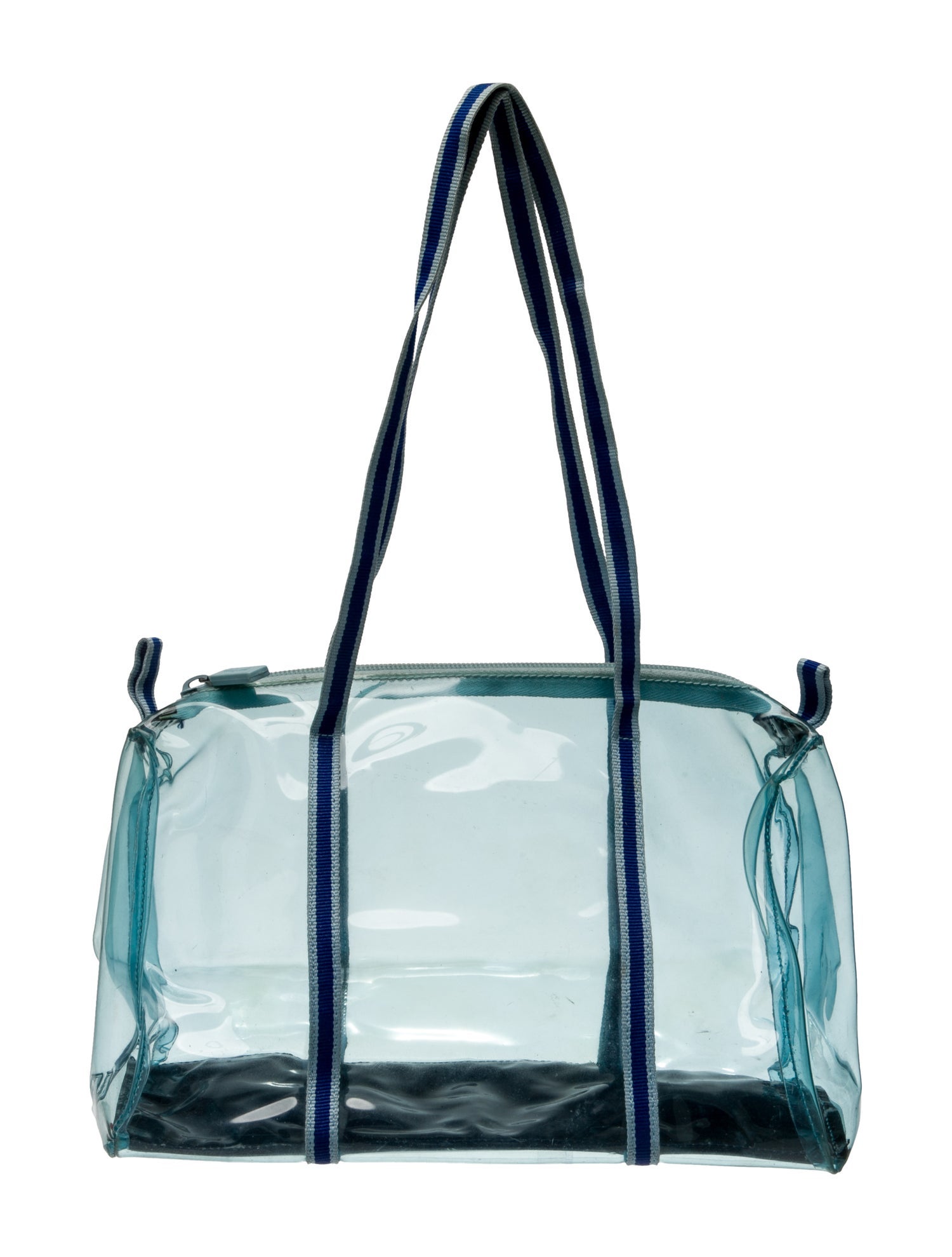 Miu Miu PVC Messenger Bag Vintage - Blue Totes, Handbags