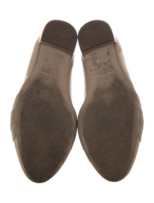 Miu Miu Patent Leather Crystal Embellishments Loafers