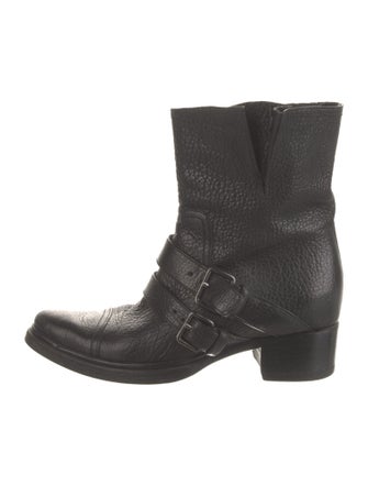 Miu Miu Leather Moto Boots