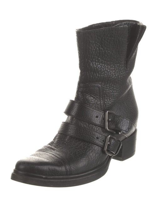 Miu Miu Leather Moto Boots