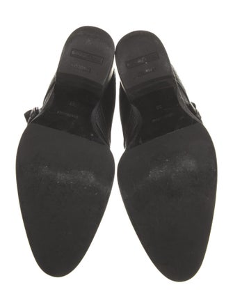 Miu Miu Leather Moto Boots