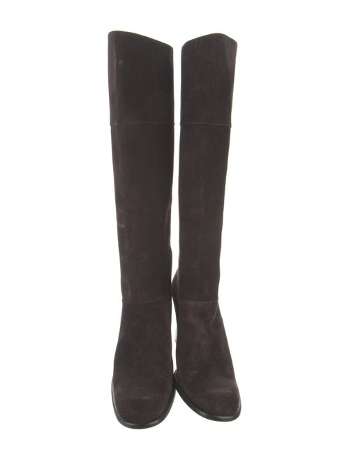 Miu Miu Suede Crystal Embellishments Boots