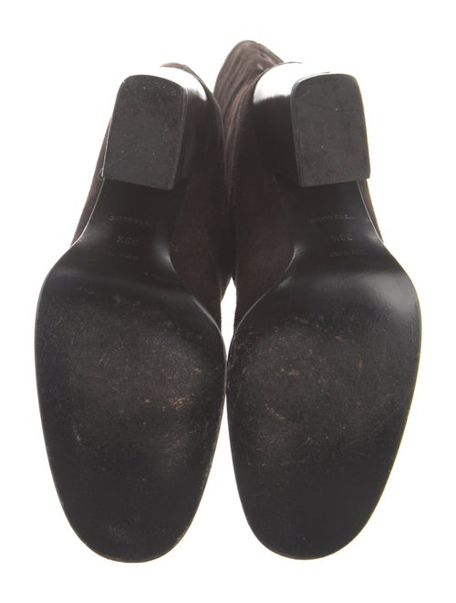 Miu Miu Suede Crystal Embellishments Boots