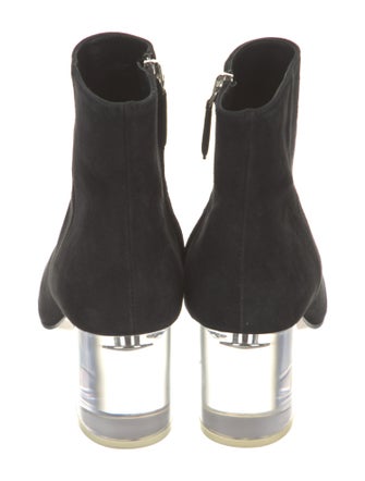 Miu Miu Suede Crystal Embellishments Boots