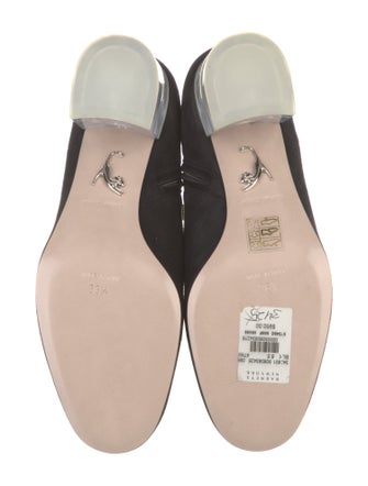 Miu Miu Suede Crystal Embellishments Boots