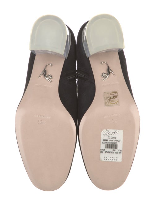 Miu Miu Suede Crystal Embellishments Boots