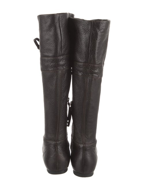 Miu Miu Leather Riding Boots