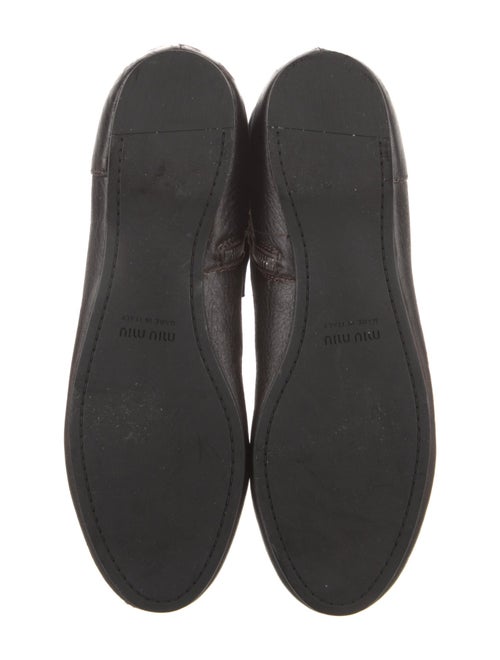 Miu Miu Leather Riding Boots