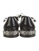 Miu Miu Patent Leather Bow Accents Slingback Flats