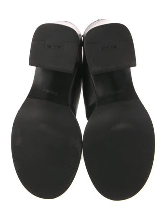 Miu Miu Leather Sandals