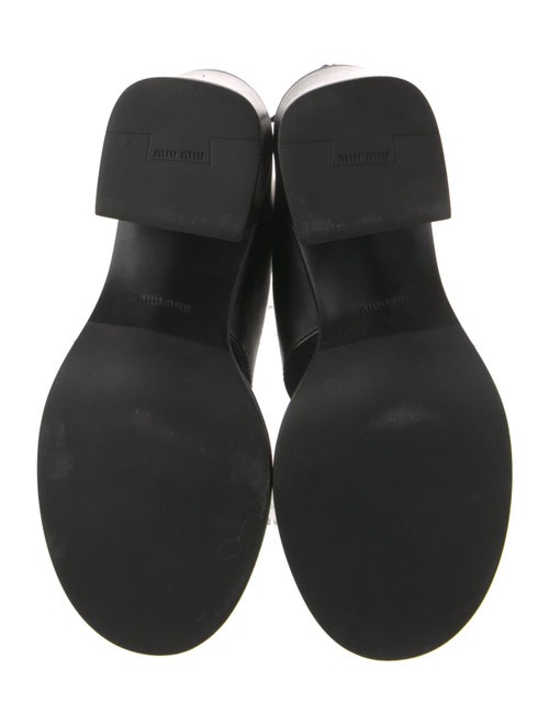 Miu Miu Leather Sandals