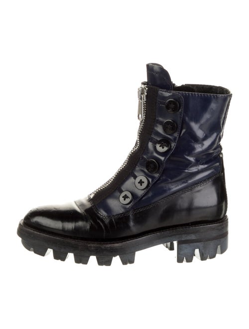 Miu Miu Patent Leather Combat Boots