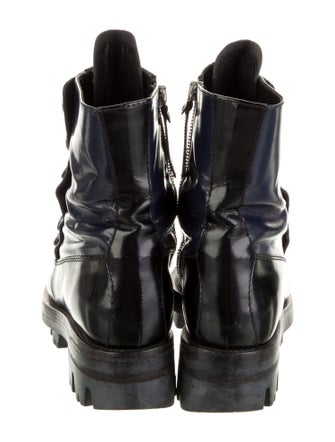 Miu Miu Patent Leather Combat Boots