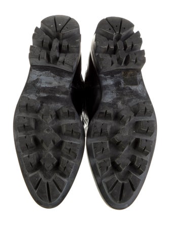 Miu Miu Patent Leather Combat Boots