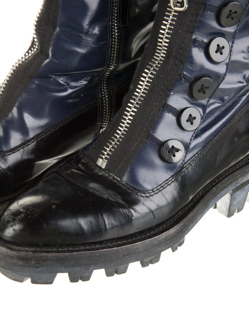 Miu Miu Patent Leather Combat Boots