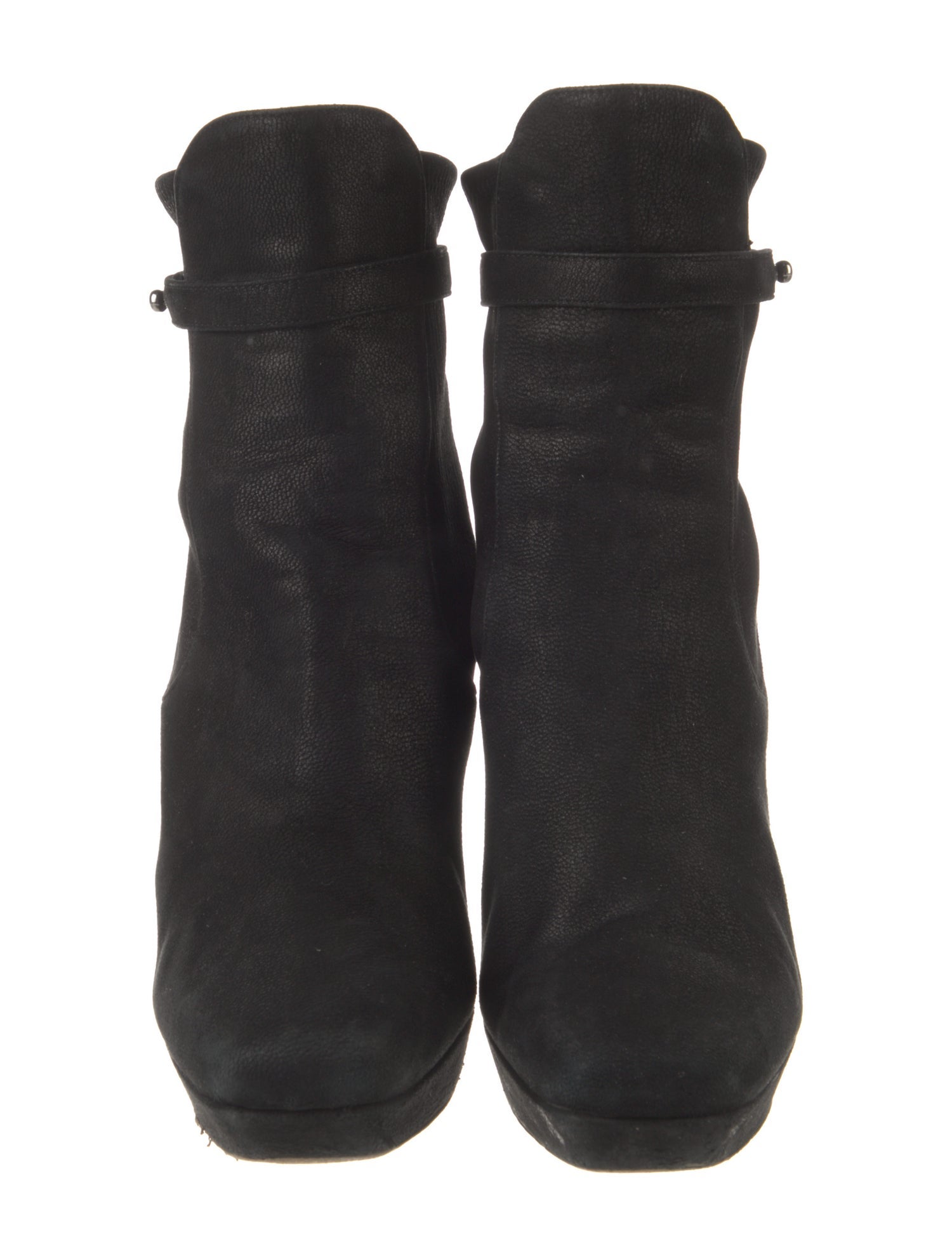 Miu Miu Suede Studded Accents Boots