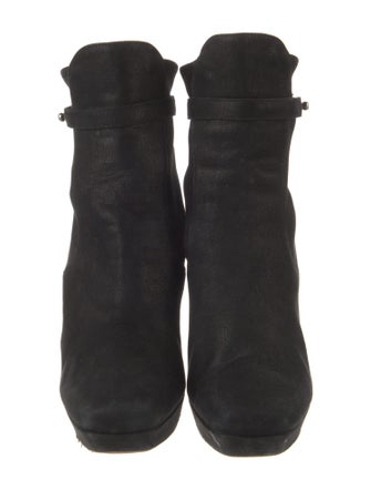 Miu Miu Suede Studded Accents Boots