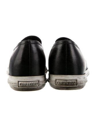Miu Miu Leather Loafers