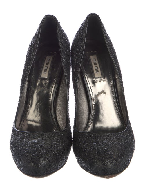 Miu Miu Glitter Glitter Accents Pumps