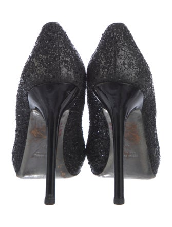 Miu Miu Glitter Glitter Accents Pumps