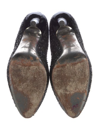 Miu Miu Glitter Glitter Accents Pumps