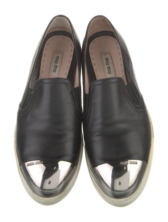 Miu Miu Leather Sneakers