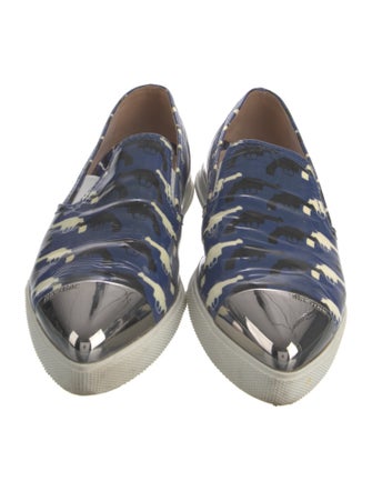 Miu Miu Patent Leather Printed Sneakers