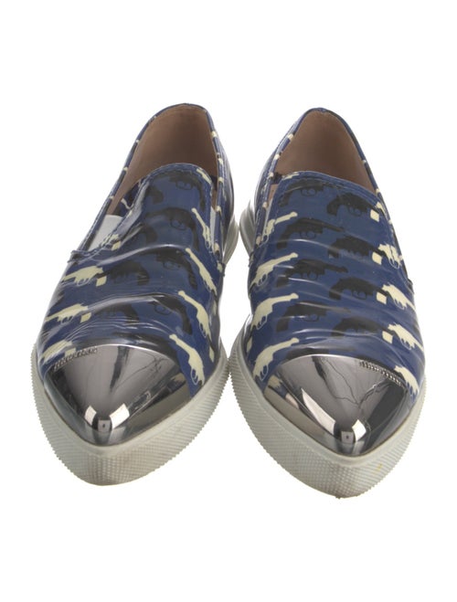 Miu Miu Patent Leather Printed Sneakers