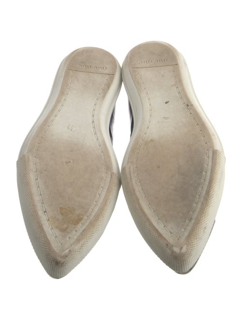 Miu Miu Patent Leather Printed Sneakers