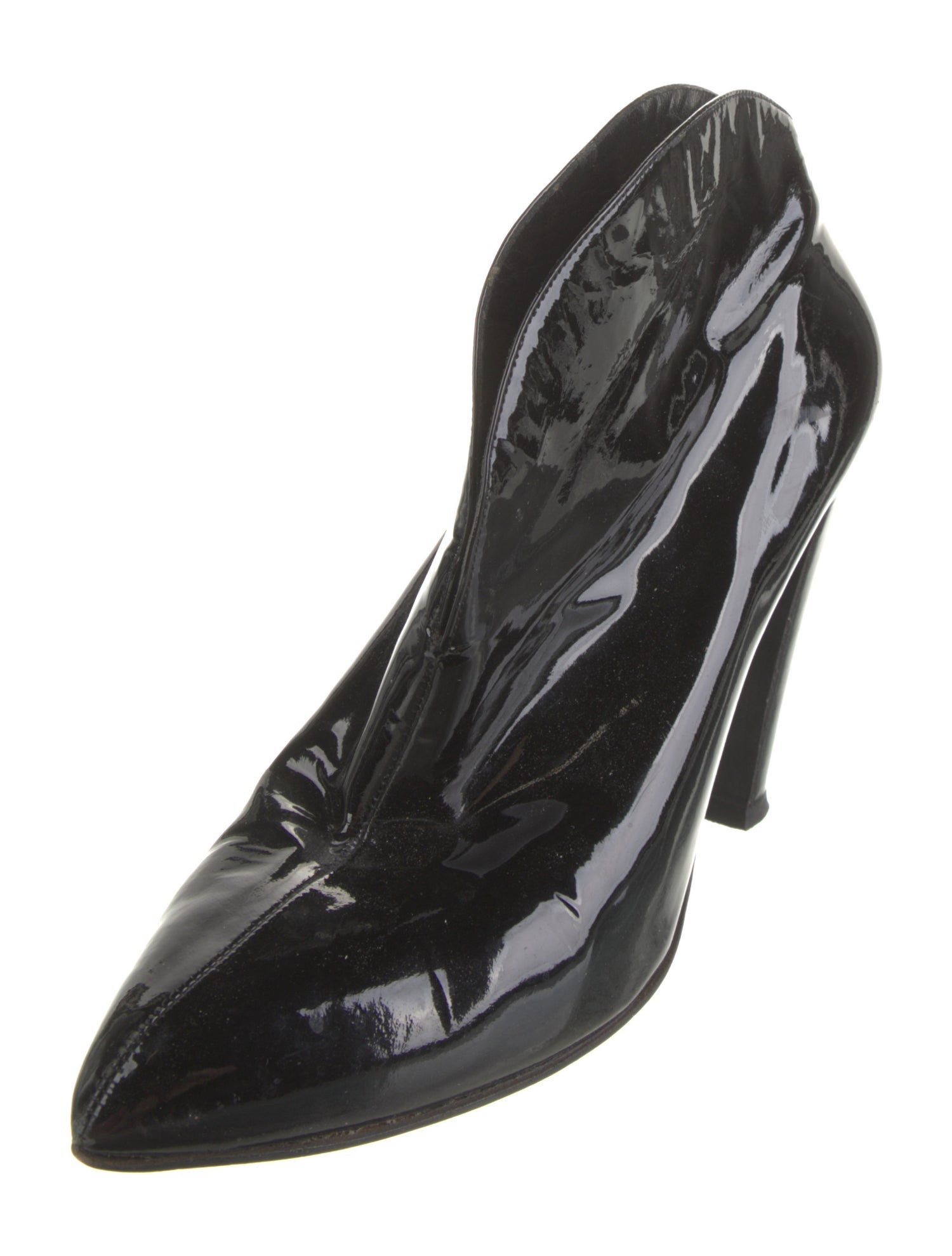 Miu Miu Patent Leather Western Boots