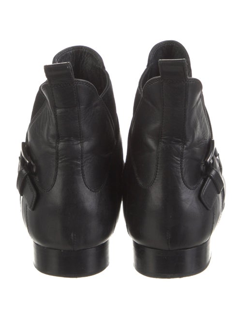 Miu Miu Leather Chelsea Boots