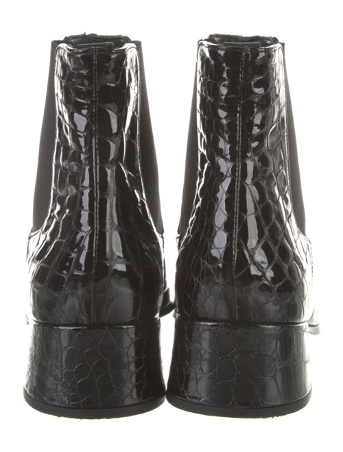 Miu Miu Patent Leather Chelsea Boots