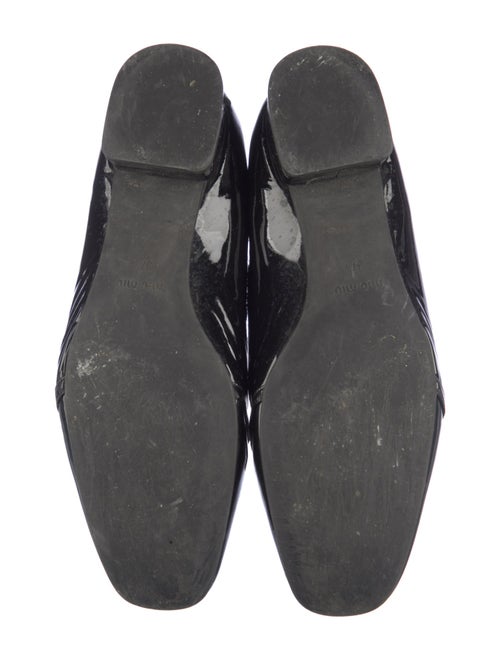 Miu Miu Patent Leather Crystal Embellishments Pumps