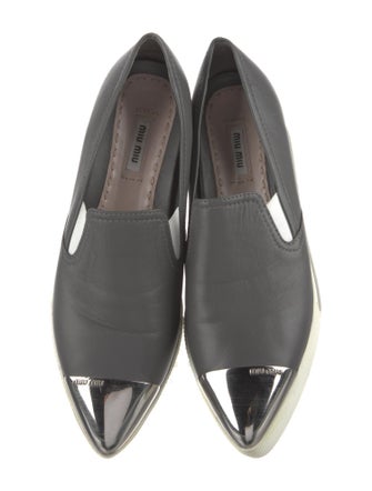 Miu Miu Leather Loafers