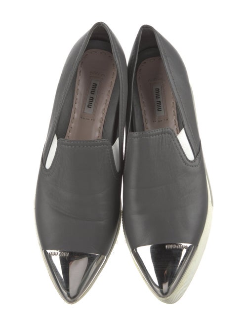 Miu Miu Leather Loafers