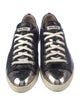 Miu Miu Patent Leather Studded Accents Sneakers