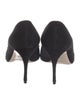 Miu Miu Suede Bow Accents Slingback Sandals