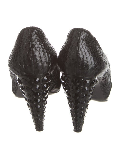 Miu Miu Patent Leather Crystal Embellishments D'Orsay Pumps