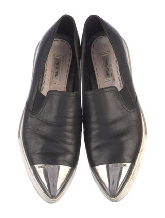 Miu Miu Leather Loafers