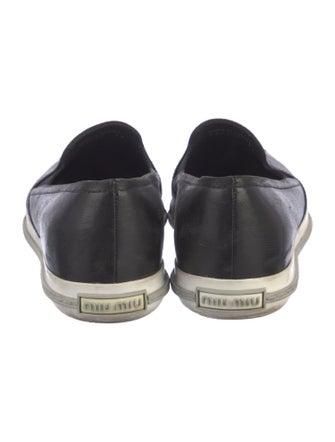 Miu Miu Leather Loafers