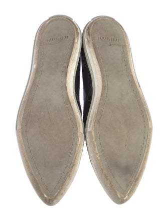 Miu Miu Leather Loafers