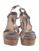 Miu Miu Leather Slingback Sandals