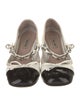 Miu Miu Patent Leather Chain-Link Accents Pumps