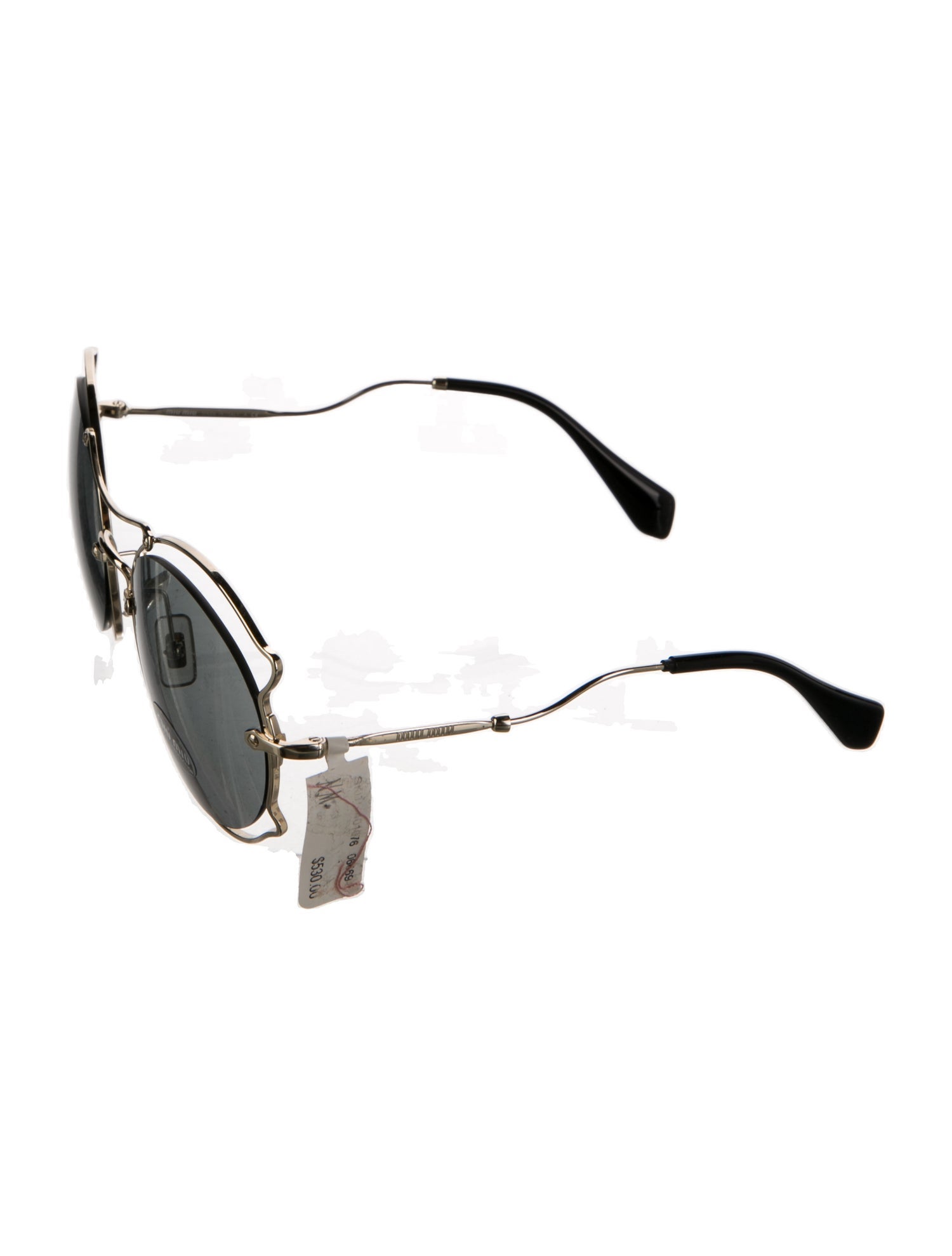 Miu Miu Round Tinted Sunglasses