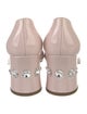 Miu Miu Patent Leather Crystal Embellishments Pumps